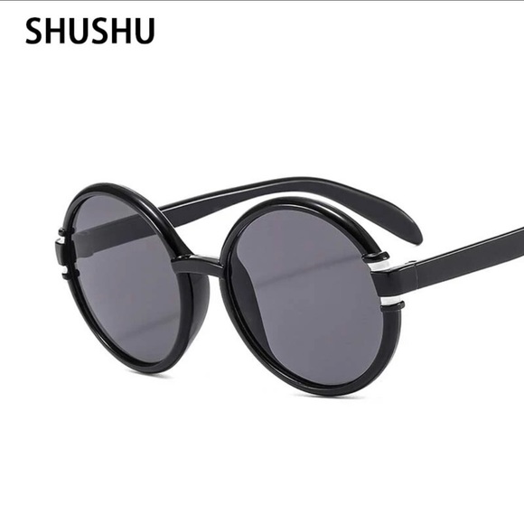A63 2023 New Vintage Oversized Round Women Sunglasses Fashion - Picture 2 of 4